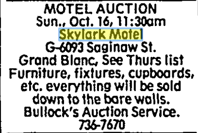 Skylark Motel - Oct 1994 Auction (newer photo)